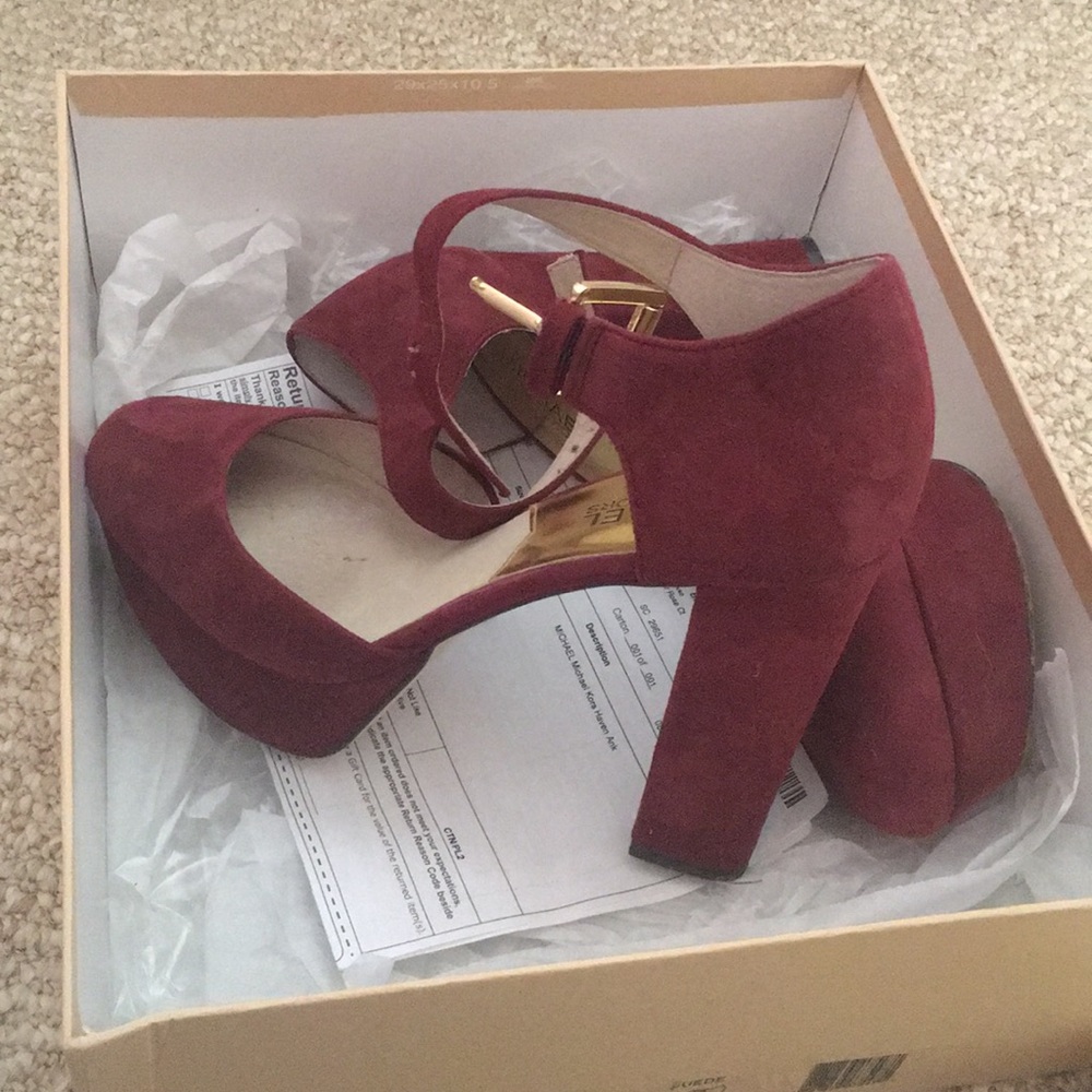 Plum Michael Kors heels